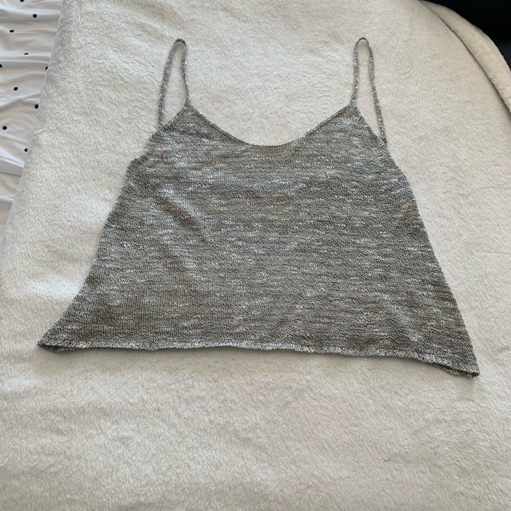 Little “oversized” knit crop top